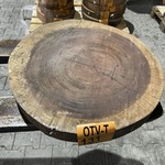 Rosewood schijf, Dikte 65mm, Ø 550mm